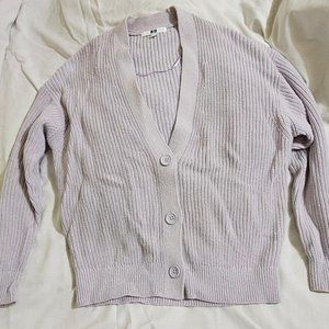 Uniqlo Lilac Cardigan